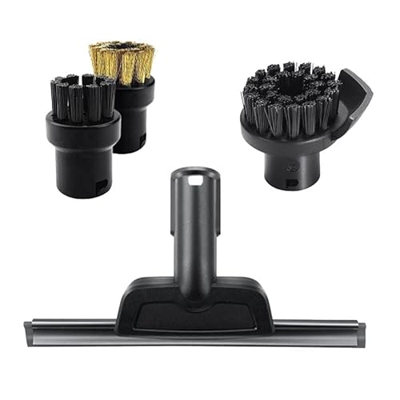 Reemplazo de una cuchilla de limpieza de cepillos redondos for Karcher SC1 SC2 SC3 SC4 SC5 SC7 CTK10 CTK20 Limpiador a vapor (Color : Black, Voltage (