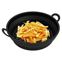 Bebi Cesta de freidora de Aire de Silicona,Forros de freidora de Aire Resistentes al Calor Reutilizables - Revestimiento para freidora de Aire de 7,5  en oferta