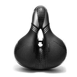 ZONIY Asiento De Bicicleta Hueco, Transpirable, Cómodo, Absorbente De Golpes, Impermeable, For Montar De Noche, Sillín De Bicicleta Reflectante Asient características