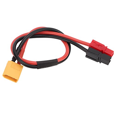 Weojeviy Conector XT60 Resistencia a Altas Y Bajas Temperaturas Conductor de Gel de Sílice de Cobre XT60 a Adaptador Anderson Pieza de Bicicleta Eléct