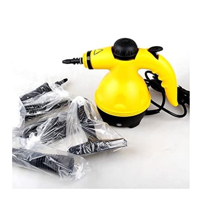 Trapeador de vapor multifuncional Limpiador de vapor de alta temperatura de alta temperatura con accesorios de 9 piezas for eliminación de manchas Alf