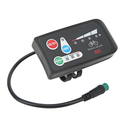 AMONIDA Pantalla LED de Bicicleta eléctrica, exhibición de Bicicleta eléctrica ABS para modificación precio