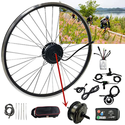 Niczu Kit Conversión Bicicleta Eléctrica 24V 36V 48V 250W 350W 500W Accionamiento Trasero Motor Rotativo 20 24 26 27.5 28 29 Pulgadas 700C Rueda Trase en oferta