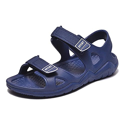 JOMIX Sandalias Deportivas para Mujer Verano Cómodas Casa Aire Libre Mar Playa Piscina, Azul, 40 EU