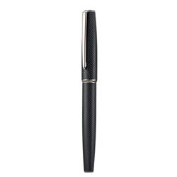 Pluma estilográfica Hongdian A3 de aluminio negro, punta extrafina de iridio, instrumento de escritura suave de diseño de lujo con convertidor y estuc en oferta