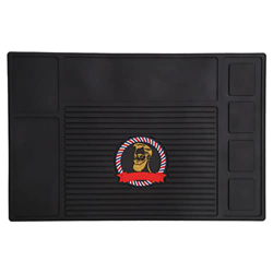 Alfombrillas de Barbero para Cortauñas, Silicona Flexible Alfombrilla Organizadora de Barbero con 4 Espacios Magnéticos para Clippers Antideslizante R características
