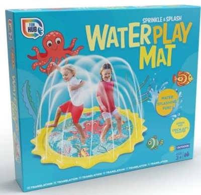 PaulStore - Alfombrilla grande de 170 cm para rociadores de verano, para piscina de agua, juguetes para niños y perros