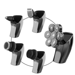 Afeitadoras de cabeza calva cómodas anti-pellizcos Afeitadoras de cabeza for hombres calvos, afeitadora 5 en 1 7D de forma independiente 7 cortadora d precio