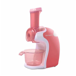Ice Cream Maker Machine for Home -Homememade Ice Cream and Yogurt Maker - Yogurt congelado - Helado de Auto -Hecho for niños (Color : Pink) características