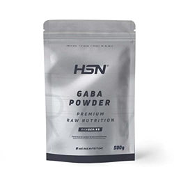GABA 500 MG en Polvo de HSN | 500 g = 1000 Tomas por Envase Aminoácido en Forma Libre – 100% Ácido Gamma Aminobutírico - Puro GABA Sin Añadidos ni Exc características