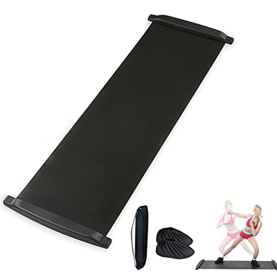 Masvan Tabla Deslizante para Hacer Ejercicio, Tabla Deslizante Portátil para Ejercicios con Botines Deslizantes, Estera Deslizante, Ayuda De Gimnasio 