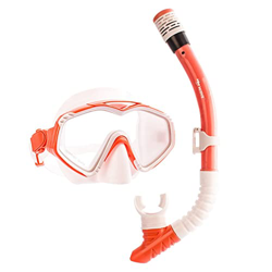 Gafas de Buceo Máscara de buceo for adultos Snorkel profesional Equipo de buceo de dos piezas Snorkel completamente seco Máscara de buceo de marco gra precio