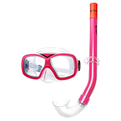 Gafas de Buceo Máscara de Buceo for niños, Hombres y Mujeres, Conjunto de Snorkel, Marco Grande, Espejo de Buceo Libre for jóvenes, máscara de natació
