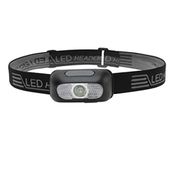 FMOPQ Linterna Frontal LED R5, Linterna Frontal roja y Blanca, Linterna Recargable por USB, lámpara de luz para Acampar + línea USB en oferta