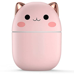 Humidificador De Aire 200 Cute Kawaii Aroma Diffuser con Night Light Cool Mist para Dormitorio Plantas para Automóviles Humificador Purificador en oferta