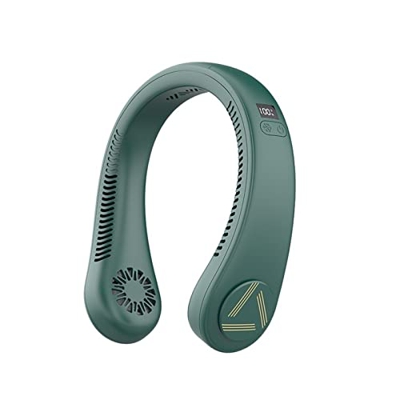 Uekinishi Ventilador de Cuello silencioso Colgante eléctrico Mini Enfriador de Aire Acondicionado portátil for Deportes de Verano al Aire Libre Ventil