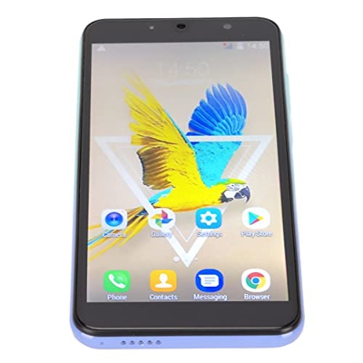 LBEC Teléfono de 6,1 Pulgadas, cámara de Alta definición para probar el Puerto USB para Cargar el teléfono móvil Enchufe de la UE-Azul