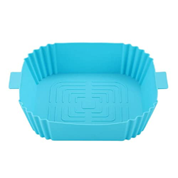Revestimiento de freidora de aire cuadrado Cesta de silicona antiadherente Accesorios de freidora de aire reutilizable Material de silicona 4 colores  en oferta