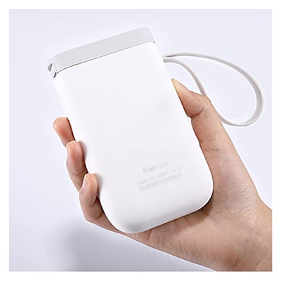 DFGHJK Impresión de etiqueta inalámbrica Impresora de bolsillo portátil de la etiqueta Bluetooth Termal Etiqueta Impresión rápida Uso del hogar Office