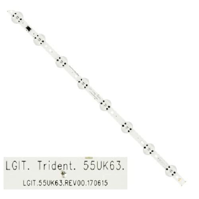 Tira 8 Leds LGIT.55UK63.REV00.170615, LG 55UM7100PLB Swap de desmontaje
