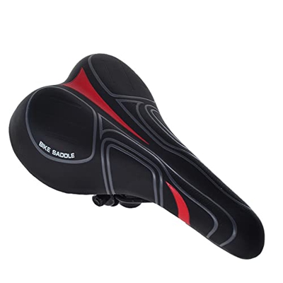 ZONIY Sillín De Cojín For Bicicleta, Asiento Cómodo For Bicicleta De Montaña, Equipo De Equitación Suave Y Transpirable For Coche Asiento de Bicicleta
