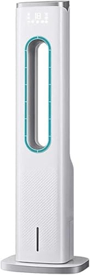 ERGUI Ventilador de Aire Acondicionado sin Hojas, Ventilador de refrigeración de Torre, Ventilador de refrigeración de Agua silencioso for el hogar, A