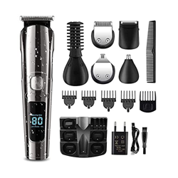 Cordless Hair Clippers Hair Cutting Kit 6 in 1 Professional Electric Hair Cutting Beard Trimmer USB Rechargeable Wireless Haircut Set Barbers Grooming en oferta