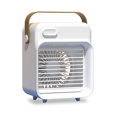 Blue Fish Aire Acondicionado de Escritorio | Ventilador de refrigeración para Dormitorio con 3 velocidades de Viento - Mini Ventilador de Escritorio B