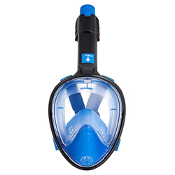 Gafas de Buceo Máscara de esnórquel 180 ° Cara completa Adulto Esnórquel completamente seco Máscara de cara completa Aprendizaje Natación Buceo Respir características