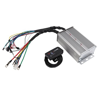 TeamSky Kit de Controlador sin escobillas, Controlador sin escobillas de Motor de Bicicleta eléctrica con Panel de Pantalla LCD para Pieza de Bricolaj
