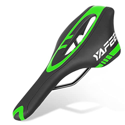 ZONIY Sillín De Bicicleta Hueco Transpirable MTB Asiento De Bicicleta De Carretera PU Cuero Antideslizante Amortiguación Cómodo Sillín De Bicicleta De precio