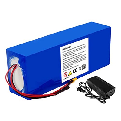 FREEDOH 60V 24000mAh Ebike Batería 24Ah 16S8P Li-Ion Paquete De Batería De Bicicleta Eléctrica 250W-1800W Batería De Litio Impermeable E-Bikes Batería