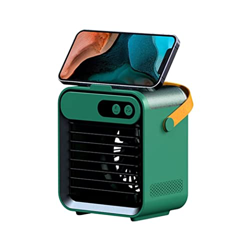 NOPEILVI Mini Enfriador de Aire 4000mAh USB Humidificador Recargable Unidad de Aire Acondicionado Ventilador de enfriamiento Mini Aire Acondicionado,  precio