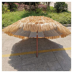 LEELLY Sombrilla en voladizo Sombrilla Parasol al Aire Libre Sombrilla de Paja de Playa, Sombrilla de Playa Hawaiana portátil de inclinación de 240 cm precio