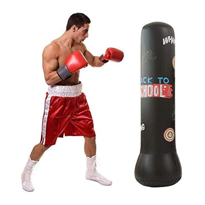 Saco de boxeo al aire libre inflable bolsa de boxeo accesorios para niños adultos 160 cm bolsa de boxeo vaso