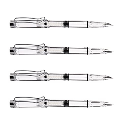 GARNECK 4 Uds Pluma Estilográfica Pluma de Caligrafía Plumas de Letras a Mano Pluma de Tinta Plumas Estilográficas de Caligrafía