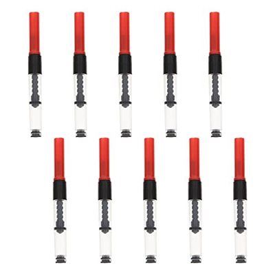 NUOBESTY Convertidor de Pluma Estilográfica de 10 Uds. Convertidor de Pluma Estilográfica de Repuesto Convertidor de Tinta Universal para Pluma Estilo