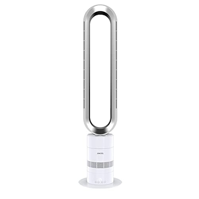 Ventilador Sin Aspas con Control Remoto, Circulación De Aire Silenciosa Viento Suave De 10 Velocidades con Ventilador De Escritorio De Enfriamiento co