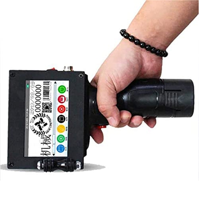 Impresora De Inyección De Tinta Portátil, Impresora De Etiquetas De Inyección De Tinta Portátil De Alta Definición con Pantalla Táctil LED HD De 4,3 P