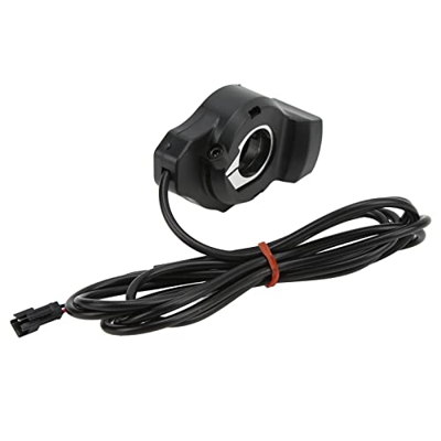 Uxsiya Acelerador de Velocidad de Bicicleta Eléctrica, Acelerador de Bicicleta Conveniente Universal Preciso para Manillares de 22,5 Mm