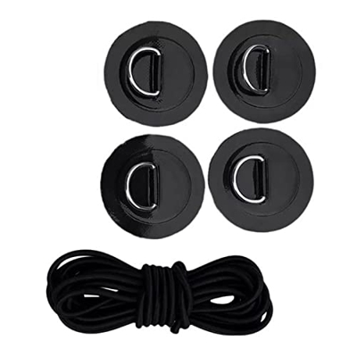 Haibinsuo Canoa de Bucle ate Down Canoa d Buckle Bucle Bucle Larga Servicio de Vida útil Resistente Negro