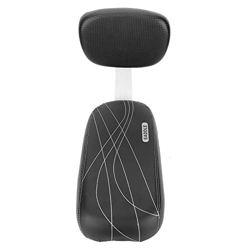 Fdit Asiento Trasero de Bicicleta, Asiento Trasero de Bicicleta Suave de Cuero PU, Cojín para Asientos Traseros con Respaldo, Accesorio para Bicicleta en oferta
