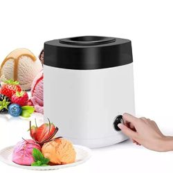 Máquina para Hacer Helados, Sorbete Inteligente automático para el hogar Yogurt de Frutas 1.2L Yogurt congelado Revestimiento de Acero Inoxidable para en oferta
