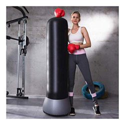 Saco de boxeo inflable al aire libre, saco de boxeo de fitness, rebote independiente, desestresante, saco de boxeo para niños y adultos, 160 cm precio