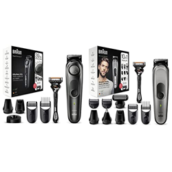 Braun Recortadora de Barba, Máquina Cortar Pelo, Cortapelos Hombre para Cara + Recortadora de Barba 10 en 1, Máquina Cortar Pelo, Cortapelos Hombre precio