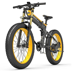 iRonsnow Lankeleisi bicicleta eléctrica plegable bicicleta eléctrica - 27 velocidades edición deportiva Ebike - 48V 14.5Ah/17.5Ah batería de litio E-B en oferta