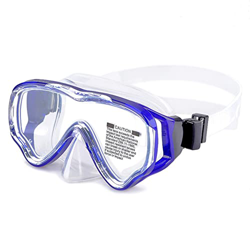 Desconocido Gafas de Buceo Máscara de Buceo antivaho Sello Máscara de Silicona Impermeable Lente única Lente de Vidrio Niños Natación Gafas Máscara de precio