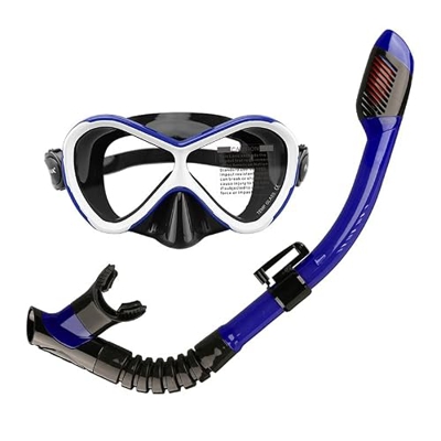 Gafas de Buceo Equipo de esnórquel Snorkel for niños Erbao Máscara impermeable de secado completo Snorkel Aprendizaje Juego de natación Equipo Gafas d
