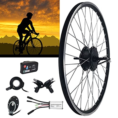 Niczu 36V 48V 250W Kit Conversión Bicicleta Eléctrica Impermeable Accionamiento Trasero Motor Rotativo 20 24 26 27.5 28 29 Pulgadas 700C Rueda Trasera