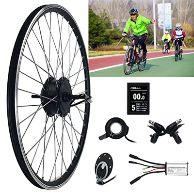 Kit Conversión Bicicleta Eléctrica a Prueba Agua 36V 48V 250W Juegos Motor Rotativo Accionamiento Trasero 20 24 26 27.5 28 29 Pulgadas 700C Rueda Tras